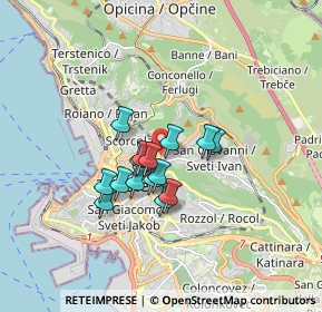 Mappa Scala Enrico Ferolli, 34126 Trieste TS, Italia (1.154)