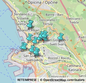 Mappa Scala Enrico Ferolli, 34126 Trieste TS, Italia (1.22286)