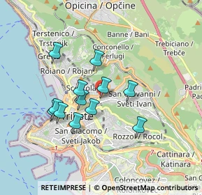 Mappa Scala Enrico Ferolli, 34126 Trieste TS, Italia (1.44917)