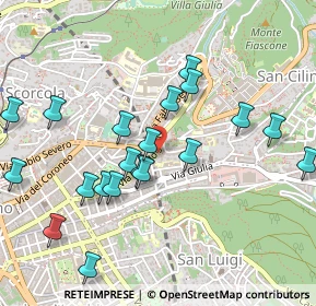 Mappa Scala Enrico Ferolli, 34126 Trieste TS, Italia (0.512)