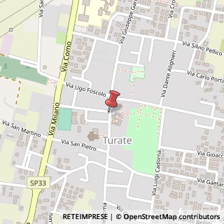 Mappa Via Vittorio Emanuele,  11, 22078 Turate, Como (Lombardia)