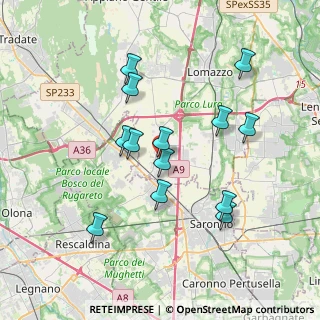 Mappa Via Vittorio Emanuele, 22078 Turate CO, Italia (3.45)