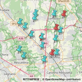 Mappa Via Vittorio Emanuele, 22078 Turate CO, Italia (4.09824)