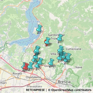 Mappa Via Palini, 25060 Polaveno BS, Italia (7.56158)