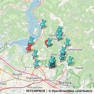 Mappa Via Palini, 25060 Polaveno BS, Italia (6.70421)