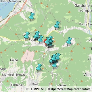 Mappa Via Palini, 25060 Polaveno BS, Italia (1.318)