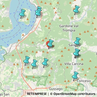 Mappa Via Palini, 25060 Polaveno BS, Italia (5.14667)