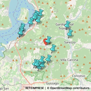 Mappa Via Palini, 25060 Polaveno BS, Italia (4.409)