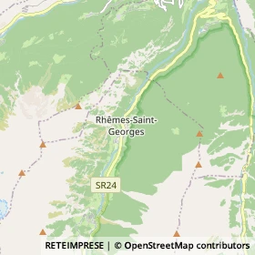 Mappa Rhêmes-Saint-Georges