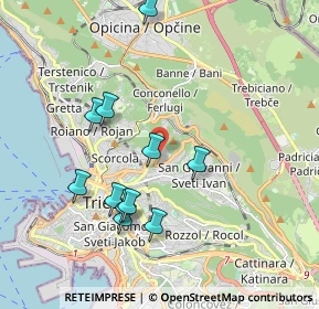 Mappa 34127 Trieste TS, Italia (1.86091)