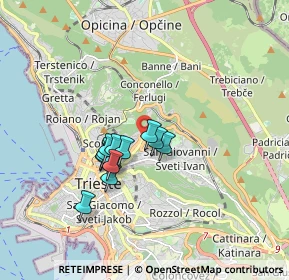 Mappa 34127 Trieste TS, Italia (1.28923)