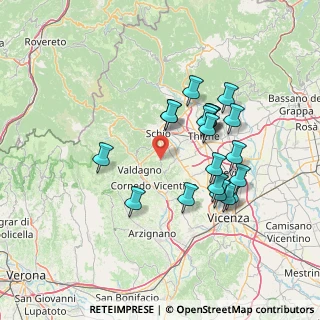 Mappa Via Roma, 36030 Monte di Malo VI, Italia (13.0515)