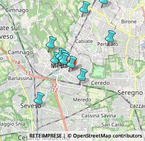 Mappa Via Lombardia, 20821 Meda MB, Italia (1.57818)
