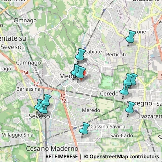 Mappa Via Galileo Galilei, 20821 Meda MB, Italia (2.03667)