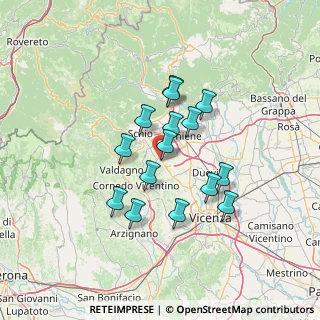 Mappa Via Porto al Proa, 36034 Malo VI, Italia (10.90933)