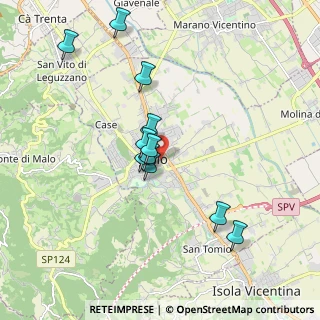 Mappa Via Porto al Proa, 36034 Malo VI, Italia (1.63545)