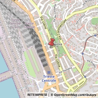 Mappa Via Giovanni Boccaccio, 7, 34135 Trieste, Trieste (Friuli-Venezia Giulia)