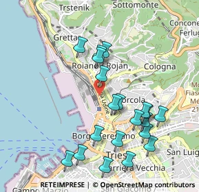Mappa V.le Miramare, 34132 Trieste TS, Italia (1.007)