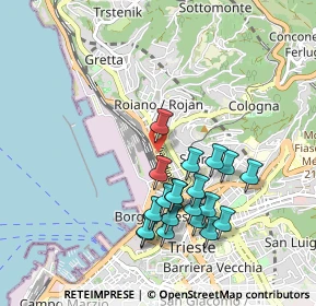 Mappa V.le Miramare, 34132 Trieste TS, Italia (0.909)