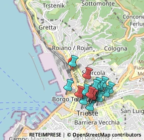 Mappa V.le Miramare, 34132 Trieste TS, Italia (0.9225)