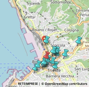 Mappa V.le Miramare, 34132 Trieste TS, Italia (0.95059)
