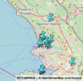 Mappa V.le Miramare, 34132 Trieste TS, Italia (3.23333)