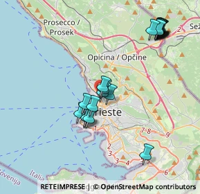 Mappa V.le Miramare, 34132 Trieste TS, Italia (3.866)