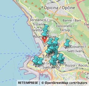 Mappa V.le Miramare, 34132 Trieste TS, Italia (1.5295)