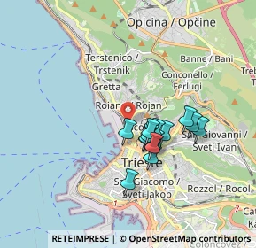 Mappa V.le Miramare, 34132 Trieste TS, Italia (1.32143)