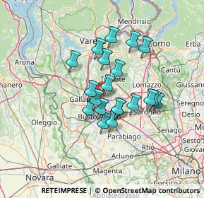 Mappa Via Donatello, 21054 Fagnano Olona VA, Italia (10.2115)