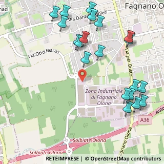 Mappa Via Donatello, 21054 Fagnano Olona VA, Italia (0.652)
