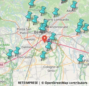 Mappa 24052 Azzano San Paolo BG, Italia (9.7395)