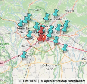 Mappa 24052 Azzano San Paolo BG, Italia (5.95474)