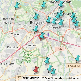 Mappa 24052 Azzano San Paolo BG, Italia (6.0455)