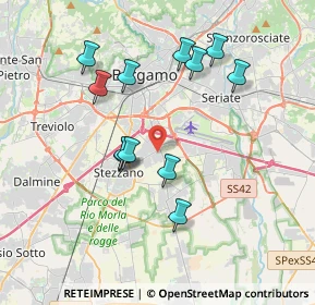 Mappa 24052 Azzano San Paolo BG, Italia (3.49167)