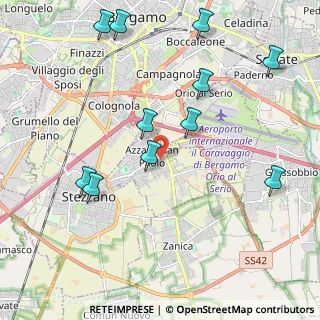 Mappa 24052 Azzano San Paolo BG, Italia (2.32727)