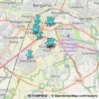 Mappa 24052 Azzano San Paolo BG, Italia (1.47727)