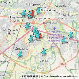 Mappa 24052 Azzano San Paolo BG, Italia (2.01857)