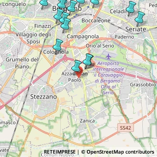 Mappa 24052 Azzano San Paolo BG, Italia (2.914)