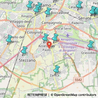 Mappa 24052 Azzano San Paolo BG, Italia (3.24267)