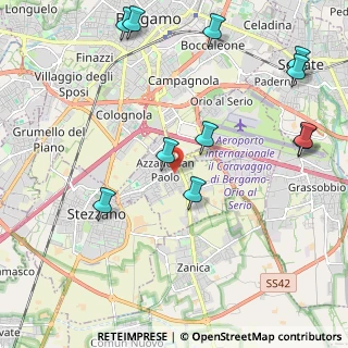 Mappa 24052 Azzano San Paolo BG, Italia (2.53455)