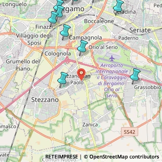 Mappa 24052 Azzano San Paolo BG, Italia (3.22167)
