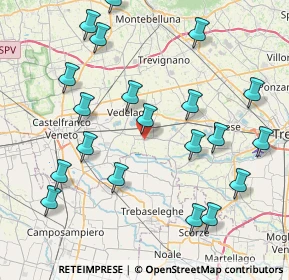 Mappa Via Munaron, 31050 Vedelago TV, Italia (9.184)