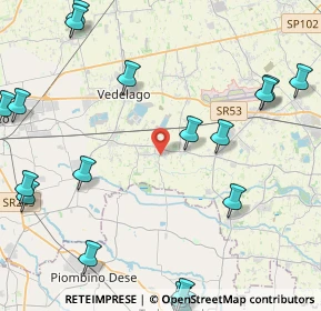 Mappa Via Munaron, 31050 Vedelago TV, Italia (6.274)