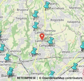 Mappa Viale Milano, 20857 Camparada MB, Italia (3.50105)