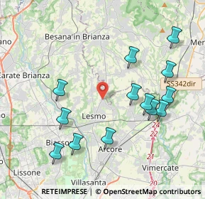 Mappa Viale Milano, 20857 Camparada MB, Italia (4.23308)