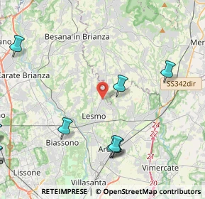 Mappa Viale Milano, 20857 Camparada MB, Italia (6.26)