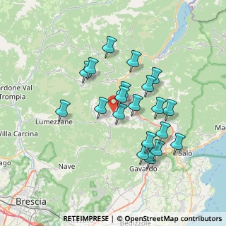 Mappa Via Galaello, 25070 Preseglie BS, Italia (6.4345)