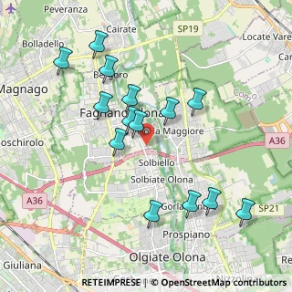 Mappa Via Leopardi Giacomo, 21054 Fagnano Olona VA, Italia (1.91714)
