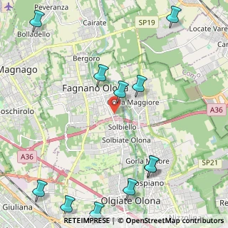 Mappa Via Leopardi Giacomo, 21054 Fagnano Olona VA, Italia (3.06333)